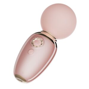 Смарт-вібромасажер Zalo – AVA Sakura Pink, 8 режимів, підігрів, та