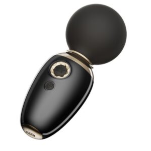 Смарт-вібромасажер Zalo – AVA Obsidian Black, 8 режимів, підігрів, та