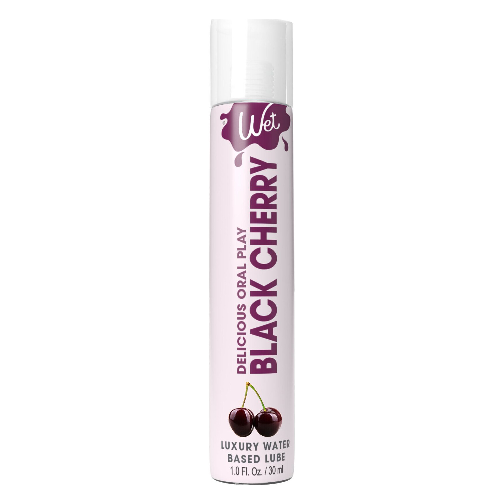 Лубрикант на водній основі Wet Oral Play Black Cherry (30 мл), їстівний, без цукру Лубрикант на водній основі Wet Oral Play Black Cherry (30 мл), їстівний, без цукру