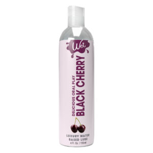 Лубрикант на водній основі Wet Oral Play Black Cherry (118 мл), їстівний, без цукру