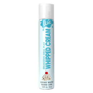 Лубрикант на водній основі Wet Oral Play Whipped Cream (30 мл), їстівний, без цукру