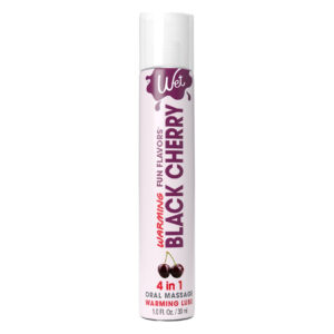 Зігрівальний лубрикант на водній основі Wet Warming Black Cherry 4 in 1, без цукру (30 мл)