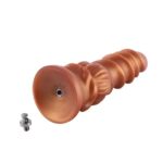 Фалоімітатор для секс-машин Hismith Spiral Grain Silicone Dildo Monster Series, спіральний рельєф