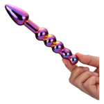 Скляний Анальний стимулятор Dream Toys GLAMOUR GLASS RIDGED ANAL DILDO