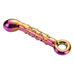 Скляний фалоімітатор Dream Toys GLAMOUR GLASS RIBBED G-SPOT DILDO