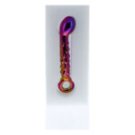 Скляний фалоімітатор Dream Toys GLAMOUR GLASS RIBBED G-SPOT DILDO