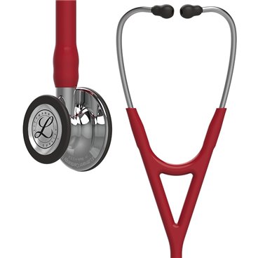 Стетоскоп серії Littmann Cardiology IV, бордовий з зеркальною головкою Стетоскоп серії Littmann Cardiology IV, бордовий з зеркальною головкою