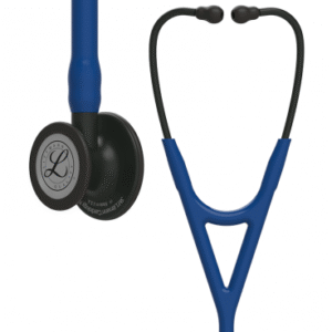 Стетоскоп серії Littmann Cardiology IV, темно-синій із головкою чорного кольору