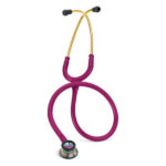 Стетоскоп серії Littmann Classic II для немовлят, малиновий з головкою веселки