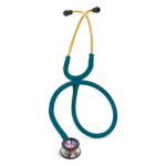 Педіатричний стетоскоп серії Littmann Classic II, блакитний з головкою кольору радуги