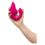 Вагінально-кліторальний стимулятор Womanizer Blend Vibrant Pink, вібрація + вакуум, 2 мотори