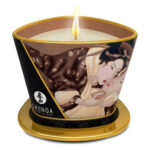 Масажна свічка Shunga Massage Candle – Intoxicating Chocolate (170 мл) з афродизіаками