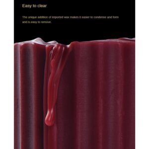 Свічка низькотемпературна червона Low temperature wax candle 150г