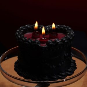 Свічка воскова UPKO Midnight Sweetie низькотемпературна, чорна, 270 гр