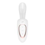 Вагінально-кліторальний вібратор Satisfyer G for Goddess 1 White, 2 мотори