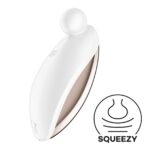 Вібратор для зовнішньої стимуляції Satisfyer Spot On 2 White, гнучкий відросток