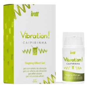Рідкий вібратор Intt Vibration Caipirinha (15 мл), густий гель, дуже смачний, діє до 30 хвилин
