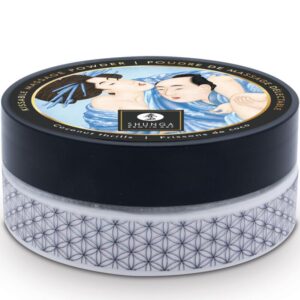 Смачна пудра для оральних пестощів Shunga Body Powder Coconut Thrills, 75 г, аромат кокоса