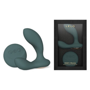 Масажер простати LELO Hugo 2 Remote Green, 2 мотори, пульт ДК