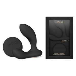 Масажер простати LELO Hugo 2 Remote Black, 2 мотори, пульт ДК