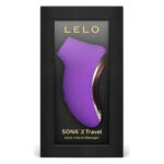 Звуковий стимулятор клітора LELO SONA 2 Travel Purple, тревел-версія, 12 режимів