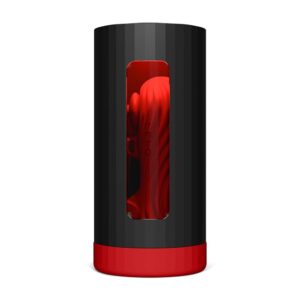 Смарт-мастурбатор LELO F1S V3 XL Red, збільшений, 2 мотори, 8 режимів, стимуляція звуковими хвилями
