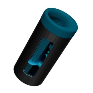 Смарт-мастурбатор LELO F1S V3 XL Teal, збільшений, 2 мотори, 8 режимів, стимуляція звуковими хвилями