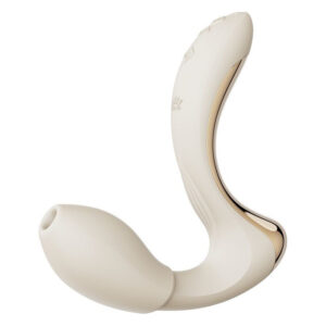 Вібратор-пульсатор з вакуумною насадкою Zalo – Talis G-Spot PulseWave Vibrator Ivory White