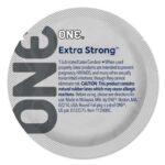 Презерватив ONE Extra Strong, 1 шт, розширена форма, зі змазкою, підходить для анального сексу
