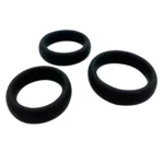 Набір ерекційних кілець Alive Sensual Pleasure Rings, 3 розміри, чорні, дуже еластичні