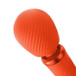 Вібромасажер Fun Factory VIM Vibrating Wand sunrise orange, та легкий, до 6 годин роботи