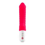 Вібратор для точки G Fun Factory TIGER india red, ребристий, підходить для анальної стимуляції