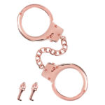 Металеві наручники Fetish Tentation Premium Chick wrist cuffs in rose-gold metal, рожеве золото
