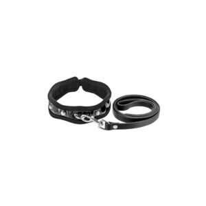 Повідець із нашийником Fetish Tentation Premium Patent Leather Choker & Leash