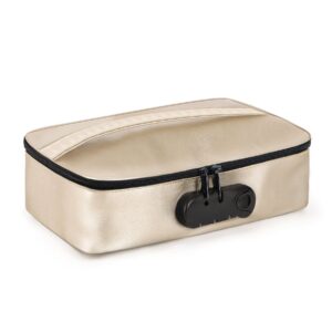 Кейс для іграшок Dorcel DISCREET BOX LUXURY GOLD, кодовий замок, 27×16×7,62 см