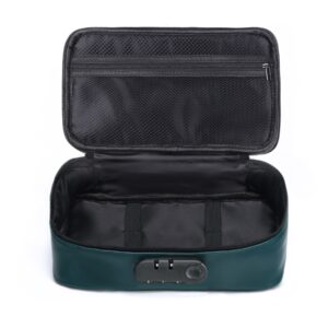 Кейс для іграшок Dorcel DISCREET BOX LUXURY GREEN, кодовий замок, 27×16×7,62 см