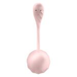 Смарт-віброяйце Satisfyer Ribbed Petal Connect App Rose, керування зі смартфона, пульт ДК