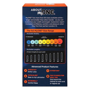 Презервативи MyONE Extra Wide & Long 10 шт, картонна коробка