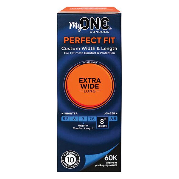 Презервативи MyONE Extra Wide & Long 10 шт, картонна коробка Презервативи MyONE Extra Wide & Long 10 шт, картонна коробка