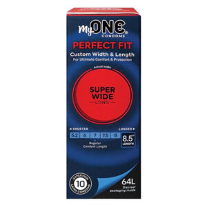 Презервативи MyONE Super Wide & Long 10 шт, картонна коробка