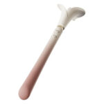 Розкішний вібромасажер Zalo – Calla Blossom Pink, двосторонній, 2 мотори