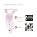 Смарт-вібратор для пар Adrien Lastic Venus + APP, подвійний, можна носити під одягом, 10 режимів