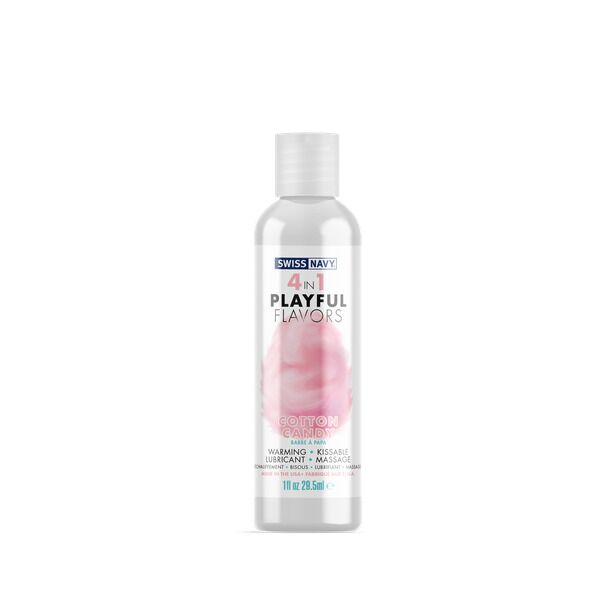 Лубрикант на водній основі Swiss Navy 4 In 1 Cotton Candy 29,5 мл Лубрикант на водній основі Swiss Navy 4 In 1 Cotton Candy 29,5 мл