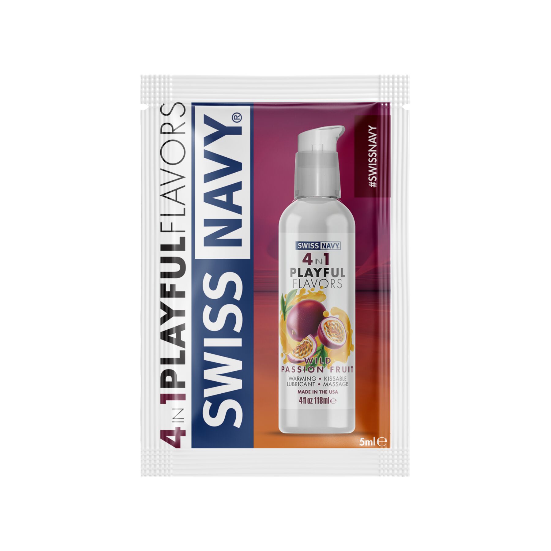 Пробник Swiss Navy 4 in 1 Wild Passion Fruit 5 мл Пробник Swiss Navy 4 in 1 Wild Passion Fruit 5 мл