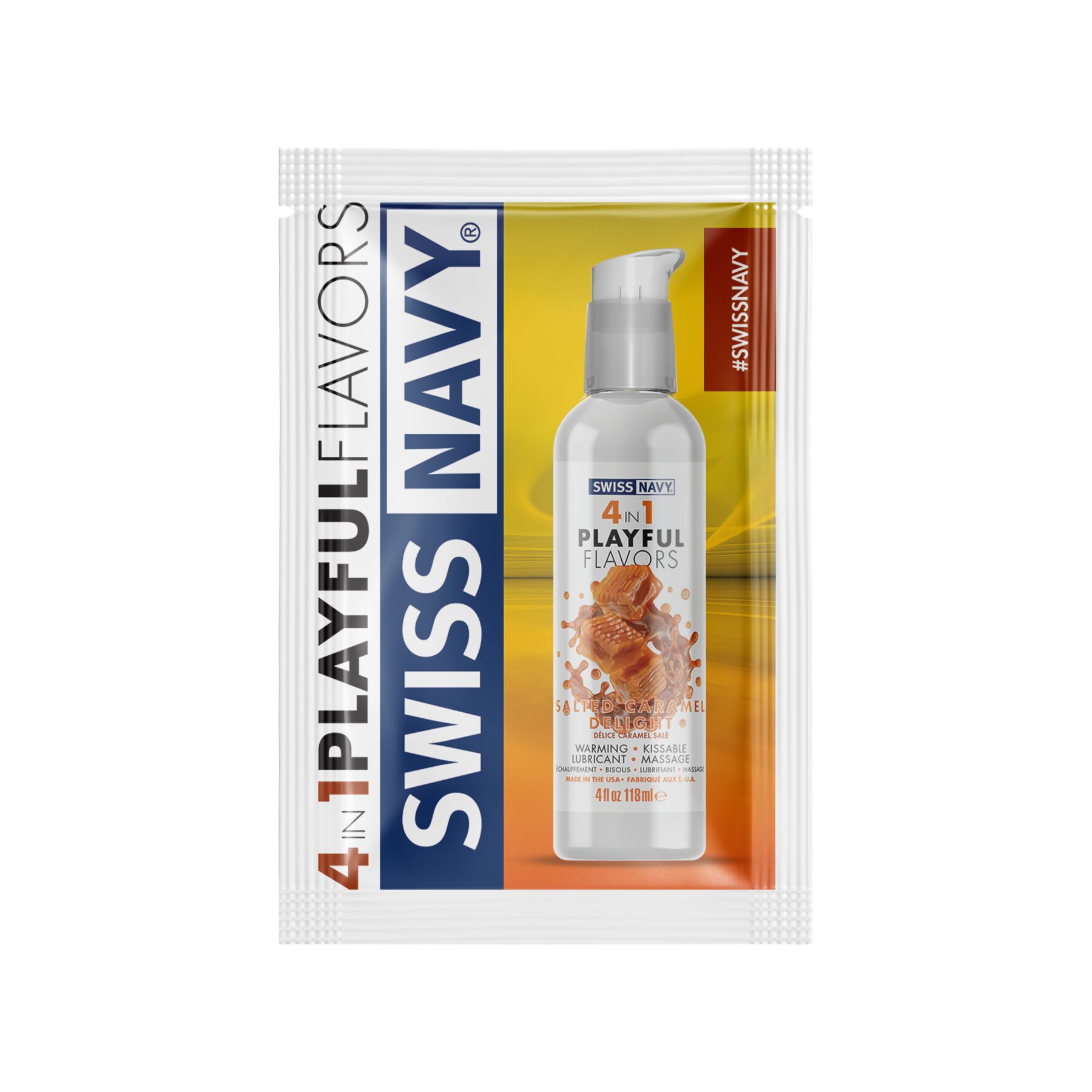 Пробник Swiss Navy 4 in 1 Salted Caramel Delight 5 мл Пробник Swiss Navy 4 in 1 Salted Caramel Delight 5 мл
