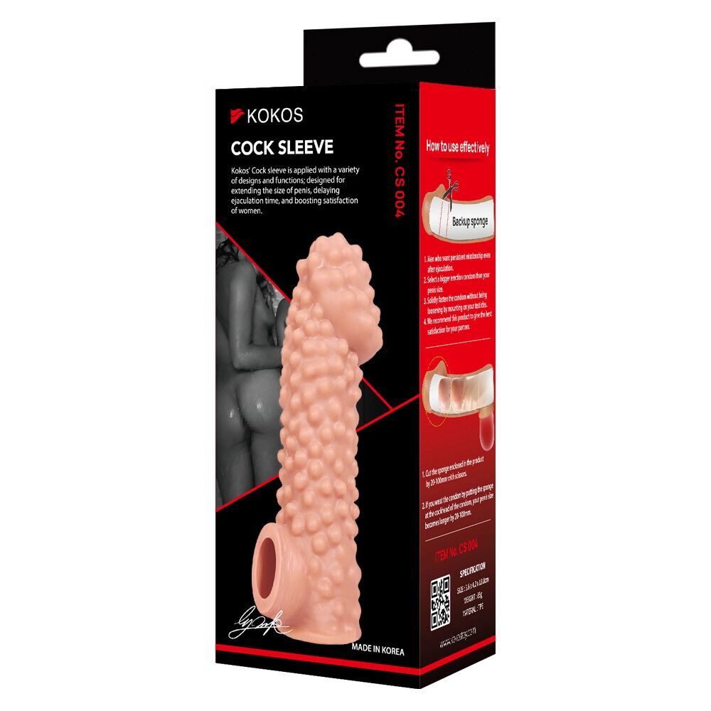 Насадка на член Kokos Cock Sleeve CS 004 M Насадка на член Kokos Cock Sleeve CS 004 M