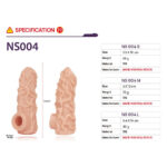 Насадка на член Kokos Nude Sleeve NS 004 M