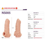 Насадка на член Kokos Nude Sleeve NS 005 M
