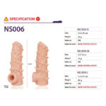 Насадка на член Kokos Nude Sleeve NS 006 M