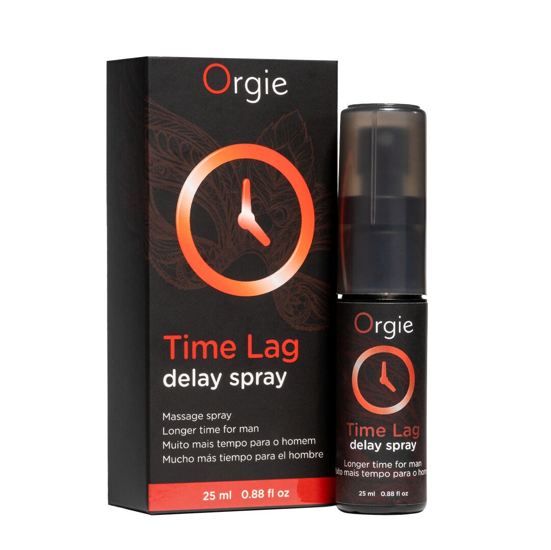 Спрей-пролонгатор Orgie Time Lag Delay Spray, 25 мл, без анестетиків, з пантенолом Спрей-пролонгатор Orgie Time Lag Delay Spray, 25 мл, без анестетиків, з пантенолом